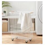 Wire Rolling Laundry Hamper