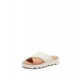 Sorel Crisscross Slides Beige Sandals