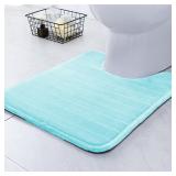 SWEMSTAR Black High-Pile Bath Rug $17.99