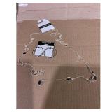 Nine West Silver Jewelry Set Necklace  Earrings