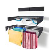 (1) 40" Retractable Industrial Gray Wall Mount...