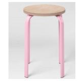 Room Essentials Stackable Accent Stool - Pink