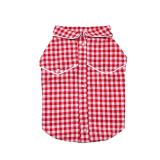 Doggy Parton Red Gingham Western Collared Shirt...