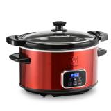 Toastmaster 4-Quart Digital Slow Cooker with...