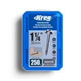 Kreg SML-C125-250 Zinc Pocket Screw - 1 1/4...