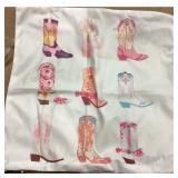 Cowboy Boots Pillow Cover