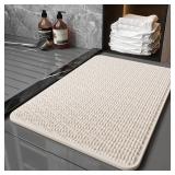 HAPACE Brown Bath Rug - Soft Plush Mat - $19.99