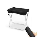 Portable Aluminum Folding Stool with Self...