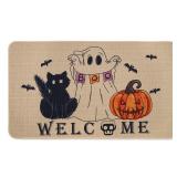 Halloween Door Mat 17 x 29 Inch, Spooky Witch