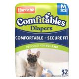 Hartz Disposable Dog Diapers, Size M 32 count,...