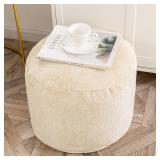 Sweetlifegogo AbunHeri Off-White Ottoman $99.91