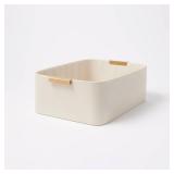 Threshold Faux Leather Folio Bin - $25.00