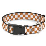 Buckle-Down Plastic Clip Collar - Checker...