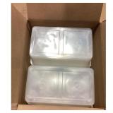 Sterilite Clear Storage Box - Stackable,...