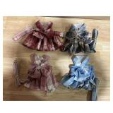 Plaid Dog Harness Dress with Leash Set