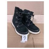 Sorel Black Boots Womens 9
