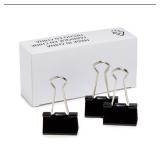 Amazon Basics Sturdy Binder Clips for Office...