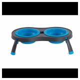 Dexas Pets Double Elevated Pet Feeder, Pro...