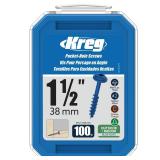 Kreg SML-C150B-100 Blue Kote Pocket Screws, 1...