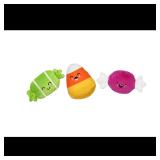 Pearhead Halloween Candy Dog Toys - Plush Pet...
