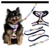 Juicy Couture Colorful Camo Dog Harness and...