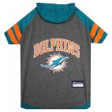 Pets First NFL Miami Dolphins Hoodie for Dogs &...