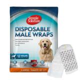 Simple Solution Disposable Male Wraps,...