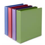 Amazon Basics 3 Ring 1.5 inch Binder, Round...