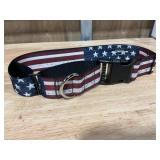 XL Dog Collar, American Flag Design,...
