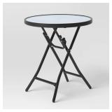 Glass Round Printed Folding Outdoor Portable...