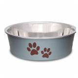 Loving Pets Bella Dog Bowls- Stainless Steel...