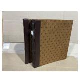 Brown Photo Album Binder 12x11x3