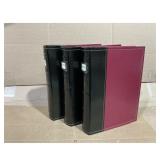 BlackBurgundy CD DVD Storage Binder