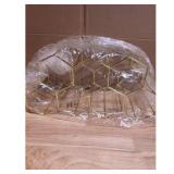 Golden 9 Bottle Wine Rack