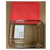 Pyrex Glass Baking Dish with Lid - Rectangular,...