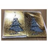 18 Count Party Craft Embossed Christmas Cards -...