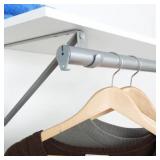 30 in. - 48 in. Platinum Adjustable Closet Rod