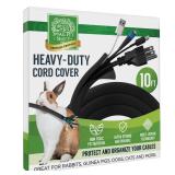 Small Pet Select Heavy Duty Cord Cover - Black,...