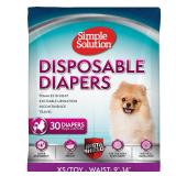 Simple Solution Disposable Dog Diapers, Female...