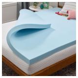LINENSPA Memory Foam Mattress Topper - 3 Inch...