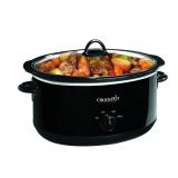 Crockpot Manual 8-Quart Slow Cooker Black