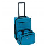 Rockland Fashion Softside Upright Luggage Set,...