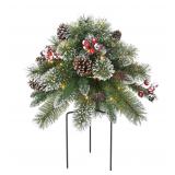 18" B/O Snowy Urn Filler, 48 Tips, 35 Warm...