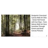 DesignArt Green Fall Forest Canvas Wall Art...