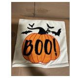 Halloween Pumpkin Pillow Cover - 18x18 Inch,...