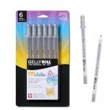 SAKURA Gelly Roll Metallic Gel Pens, 6 Piece...