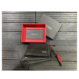 Tumi Wallet, Black, Compact Design, Card Slots