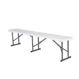 Lifetime White Outdoor 6 ft. Fold-in-Half...