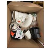 Assorted PVC Fittings - Elbows, Couplings
