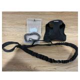 Voyager Dog Harness, Bungee Leash -...